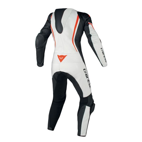 Dainese Assen 1PC Perf Lady White Black Red Fluo