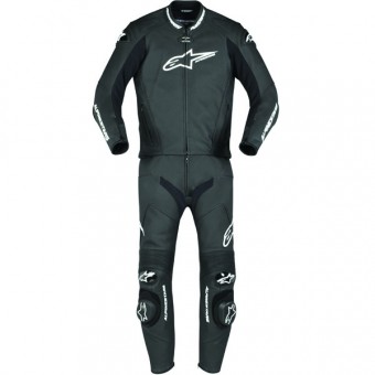 Leather Motorcycle Suits Alpinestars GP Pro 2 Pieces Black