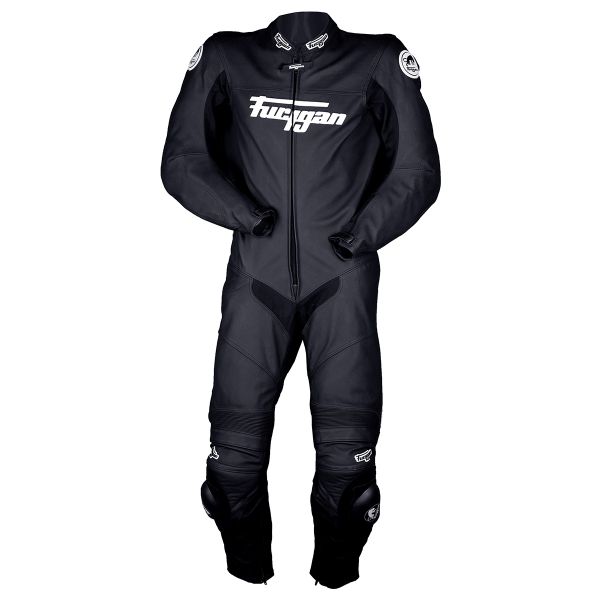 Leather Motorcycle Suits Furygan Prime Evo Black White
