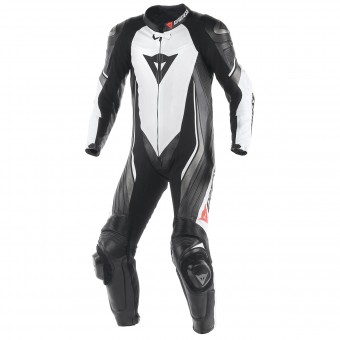 Leather Motorcycle Suits Dainese Trickster Evo P. C2 Estiva White Black Anthracite