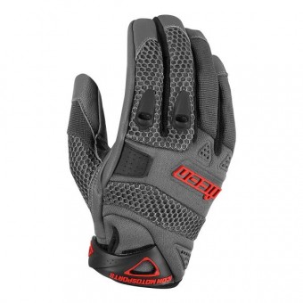 Motorcycle Gloves ICON Anthem Grey