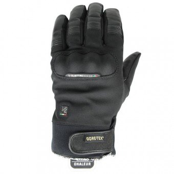 Motorcycle Gloves V'Quattro Commuter 2-1 Gore-Tex Black