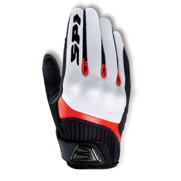 Motorcycle Gloves Spidi G-Flash White