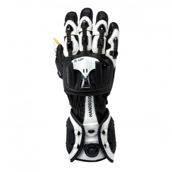 Motorcycle Gloves Knox Handroid MKIII Black White