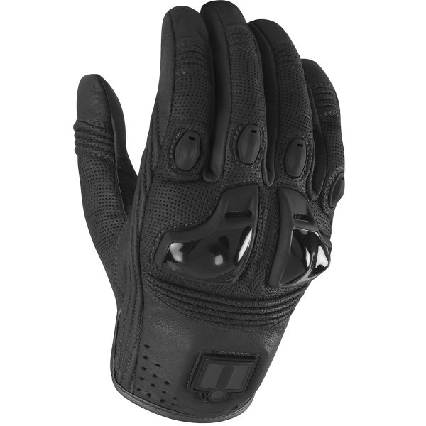 Motorcycle Gloves ICON Justice Stealth