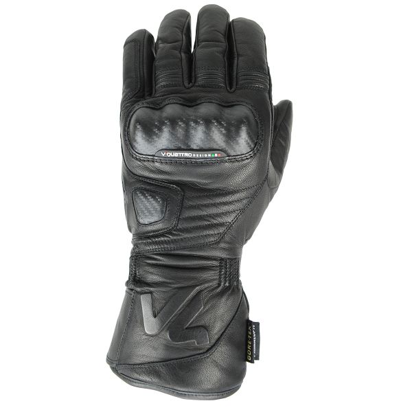 Motorcycle Gloves V'Quattro Lazio Gore-Tex Black