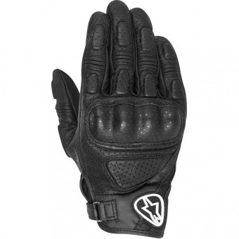 Motorcycle Gloves Alpinestars Mustang Black