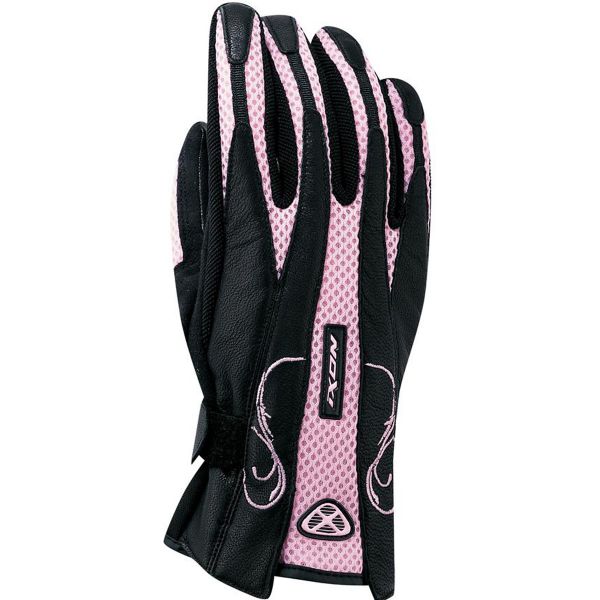 Motorcycle Gloves Ixon RS Gloss Black Pink