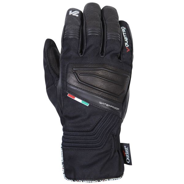 Motorcycle Gloves V'Quattro Rain WP Black