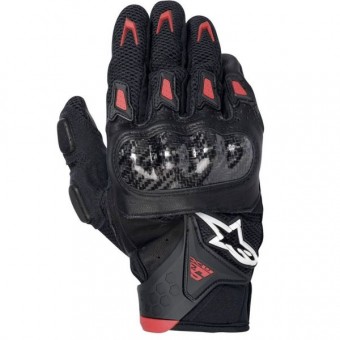 Motorcycle Gloves Alpinestars SMX-2 Air Carbon Black Red