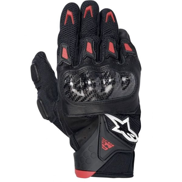 Motorcycle Gloves Alpinestars SMX-2 Air Carbon Black Red
