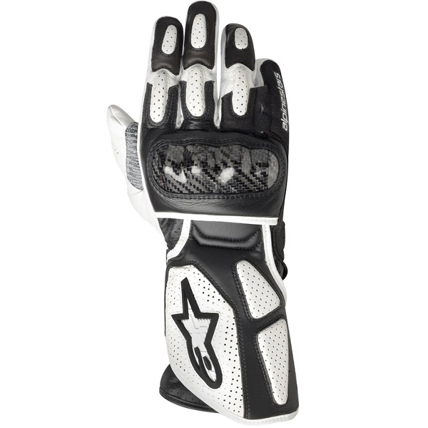 Motorcycle Gloves Alpinestars SP-2 Black White