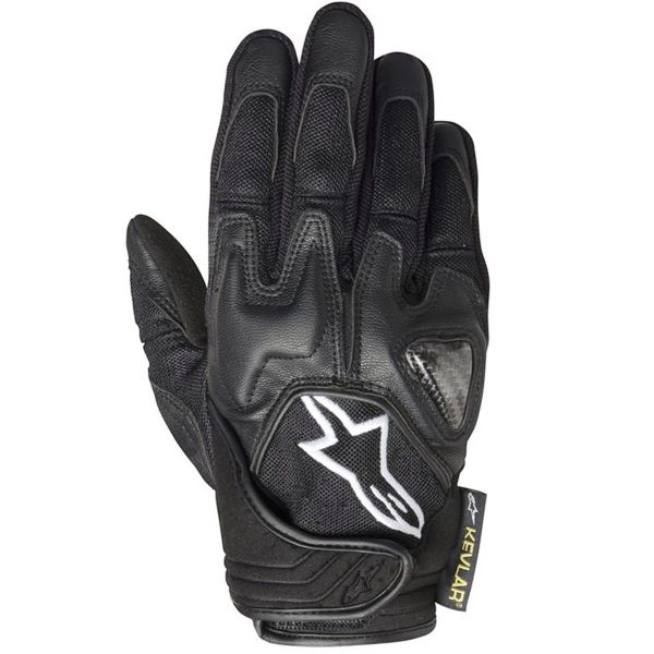 Motorcycle Gloves Alpinestars Scheme Black