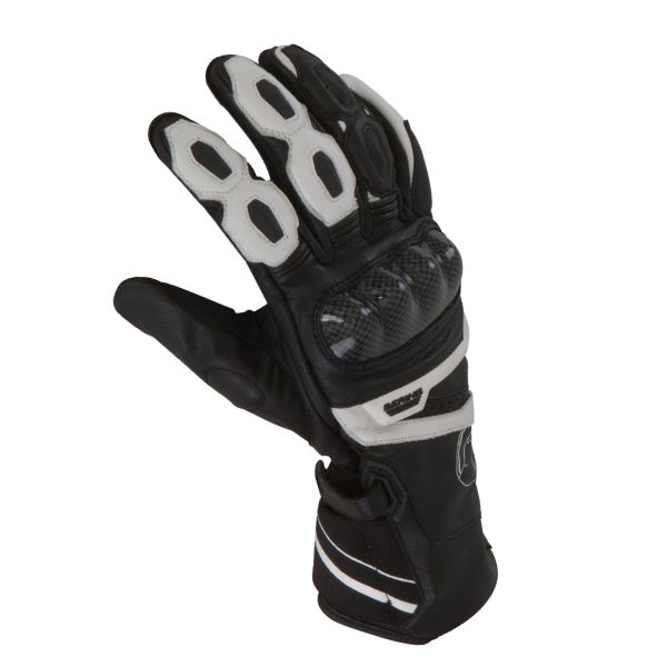 Motorcycle Gloves Bering Spitfire Black White