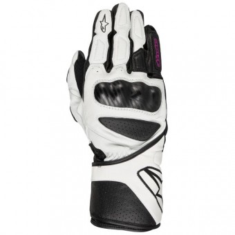Motorcycle Gloves Alpinestars Stella SP-8 White