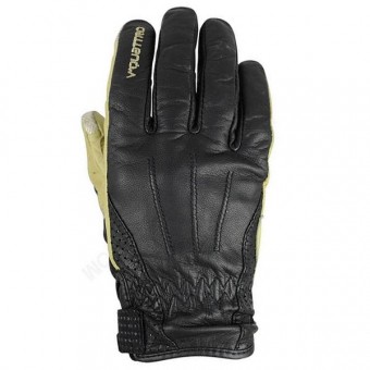Motorcycle Gloves V'Quattro Tornado WP Lady Black Beige