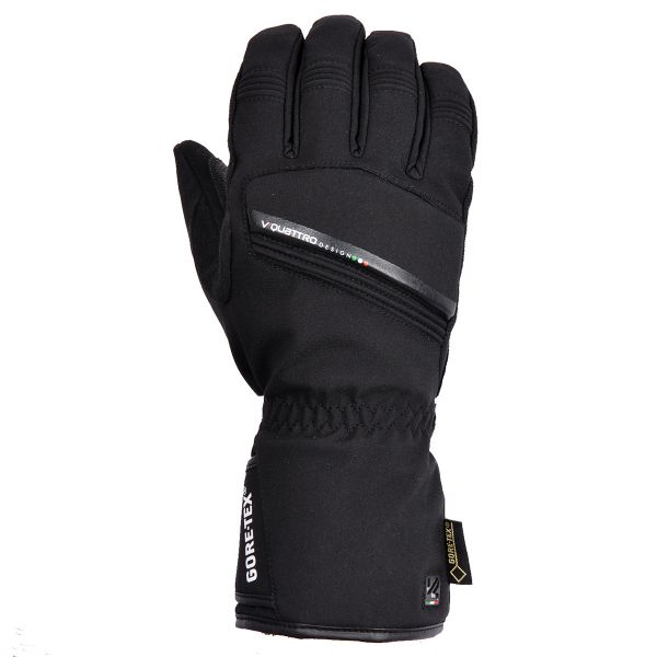 Motorcycle Gloves V'Quattro Trent Gore-Tex Black