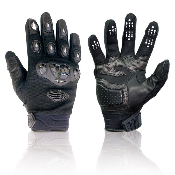 Motorcycle Gloves Darts Warrior Black
