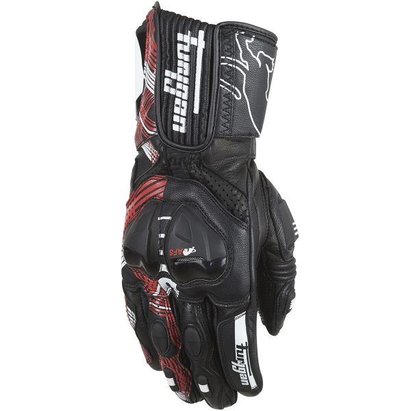 Motorcycle Gloves Furygan AFS-19 Masai Black Grey Red