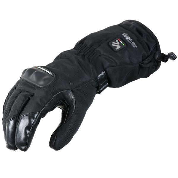 Motorcycle Gloves V'Quattro Alpha Heated Black