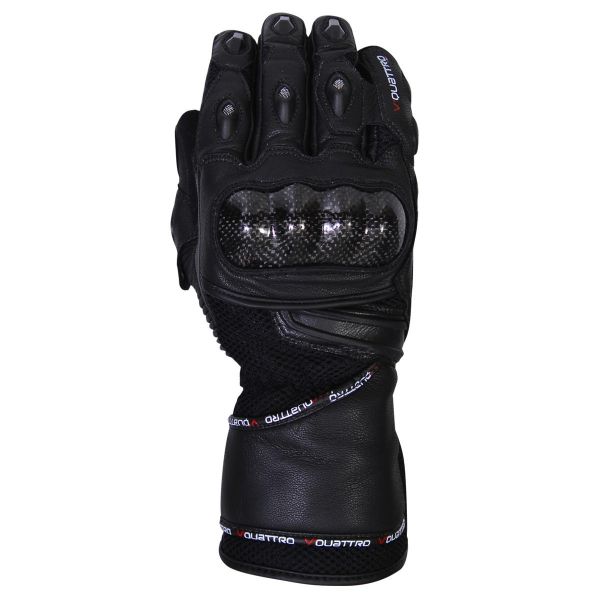Motorcycle Gloves V'Quattro Bandit Black