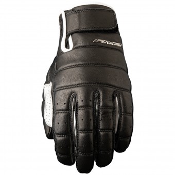 Motorcycle Gloves Five California Black White