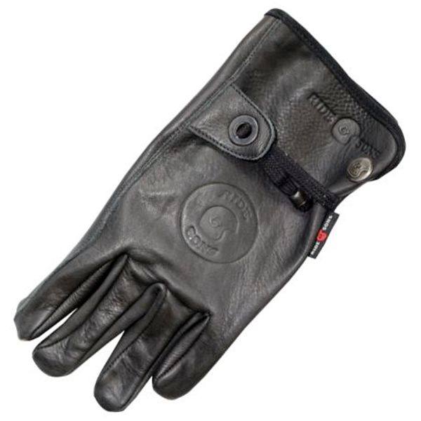 Motorcycle Gloves Ride & Sons Carlsbad Black
