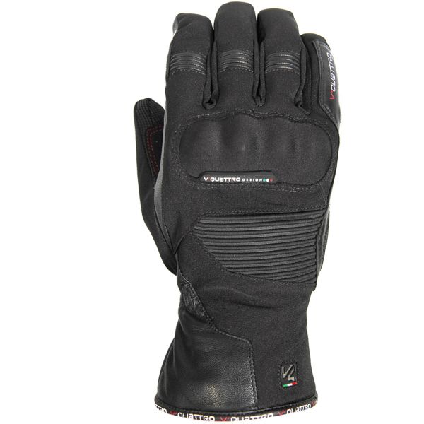 Motorcycle Gloves V'Quattro Carter Black