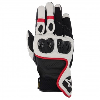 Motorcycle Gloves Alpinestars Celer X-Trafit White Black Red