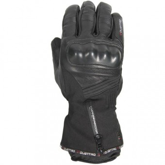 Motorcycle Gloves V'Quattro Cluster Black