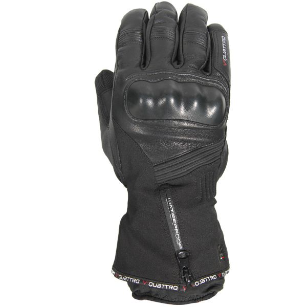Motorcycle Gloves V'Quattro Cluster Black