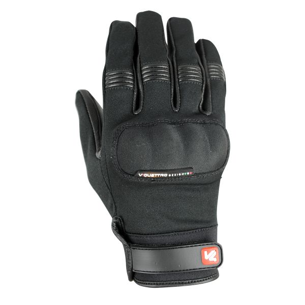 Motorcycle Gloves V'Quattro Commuter Black