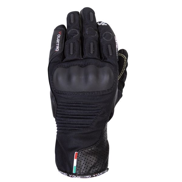 Motorcycle Gloves V'Quattro Cruise Black