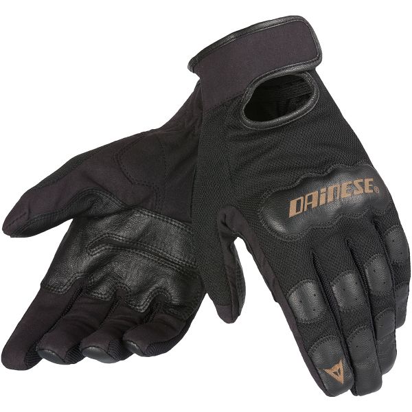 Motorcycle Gloves Dainese Double Down Black