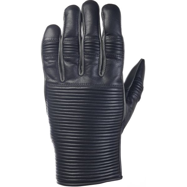 Motorcycle Gloves Ride & Sons Emblem Black Charcoal