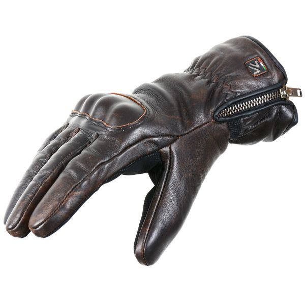 Motorcycle Gloves V'Quattro Eton 15 Brown Motorcycle Gloves V'Quattro Eton 15 Brown