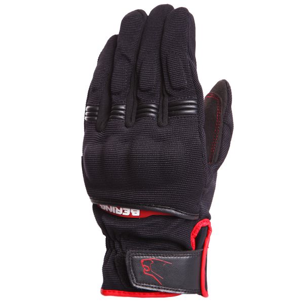 Motorcycle Gloves Bering Fletcher Black Red