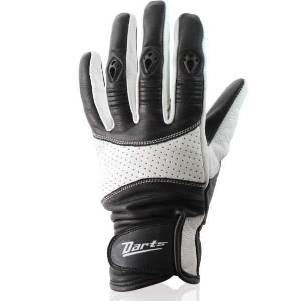 Motorcycle Gloves Darts Gift White