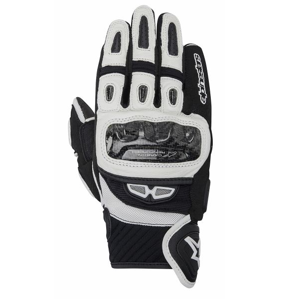 Motorcycle Gloves Alpinestars GP-AIR Black White