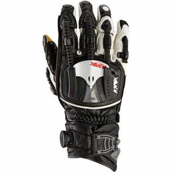 Motorcycle Gloves Knox Handroid Pod Black White