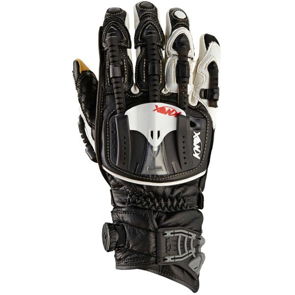 Motorcycle Gloves Knox Handroid Pod Black White