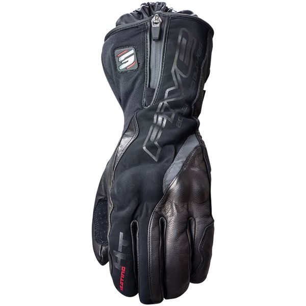 Motorcycle Gloves Five HG1 WP Heated Black Motorcycle Gloves Five HG1 WP Heated Black