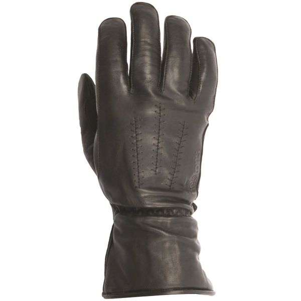 Motorcycle Gloves Helstons Jeff Leather Black
