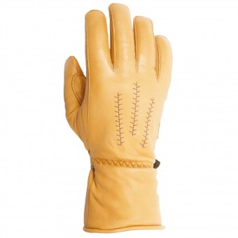 Motorcycle Gloves Helstons Jeff Leather Gold
