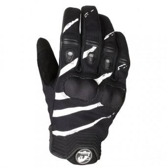Motorcycle Gloves Furygan Jet Evo Black White