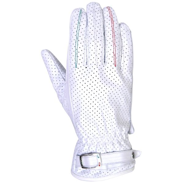 Motorcycle Gloves V'Quattro Julia Aero White