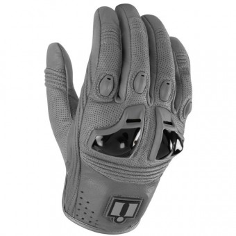 Motorcycle Gloves ICON Justice Grey