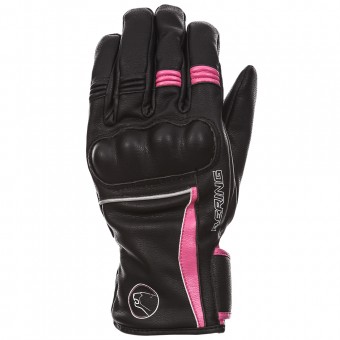 Motorcycle Gloves Bering Lady Polka Black Fuschia