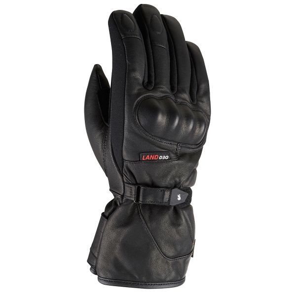 Motorcycle Gloves Furygan Land D3O Evo Black Motorcycle Gloves Furygan Land D3O Evo Black