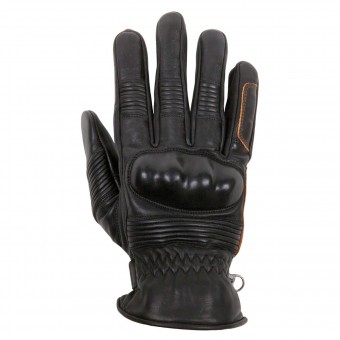 Motorcycle Gloves Helstons Monza Summer Black Brown